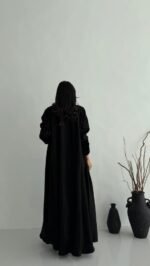 ⁦عباية شمواه مطرزة اسود⁩ - الصورة ⁦4⁩