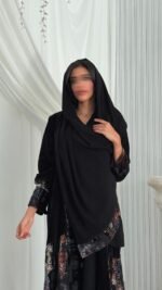 ⁦عباية مخمل قطيفة⁩ - الصورة ⁦3⁩