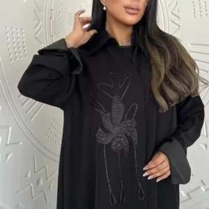 عباية كريب ملكي