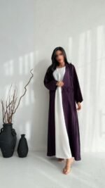 ⁦عباية كتان موف⁩ - الصورة ⁦5⁩