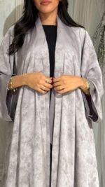 عباية جاكار دبل كلوش رصاصي