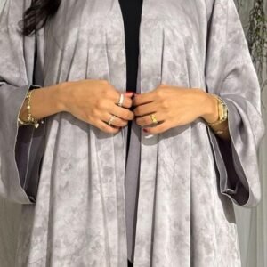 عباية جاكار دبل كلوش رصاصي