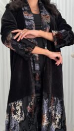 عباية مخمل قطيفة