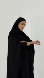 ⁦عباية شيفون مشجرة⁩ - الصورة ⁦7⁩