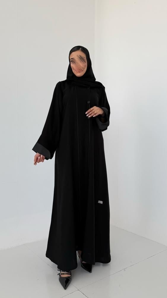 a901d15f-e981-4904-b318-84b18c6a720f-563x1000-x6DlglXtD6ICZogh8JC7UKK9gNp52gi3GeJlxIOb عباية نص كلوش - الصورة 1