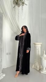 ⁦عباية بتطريز انيق⁩ - الصورة ⁦7⁩